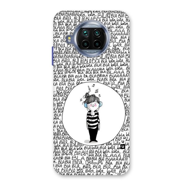 Music And Bla Bla Back Case for Mi 10i