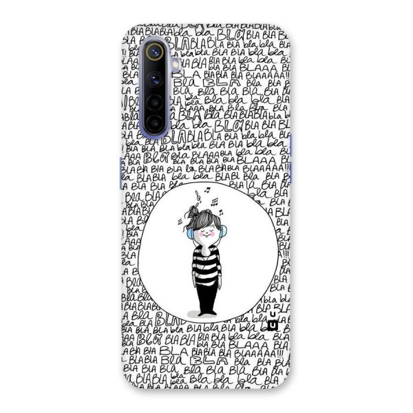 Music And Bla Bla Back Case for Realme 6i