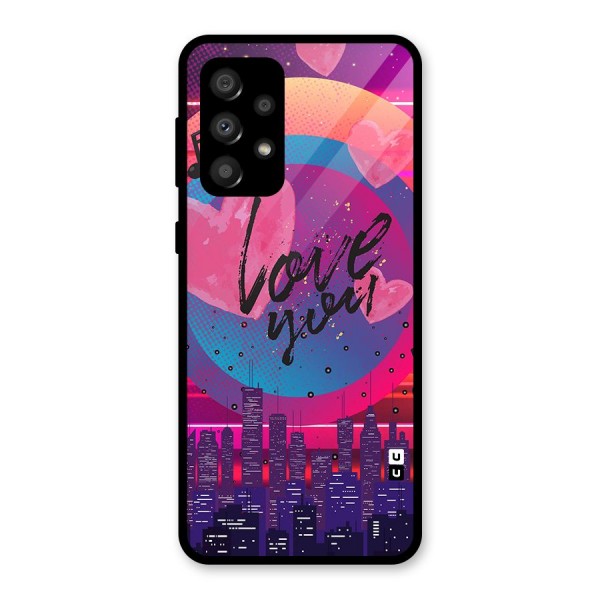 Music City Love Glass Back Case for Galaxy A32