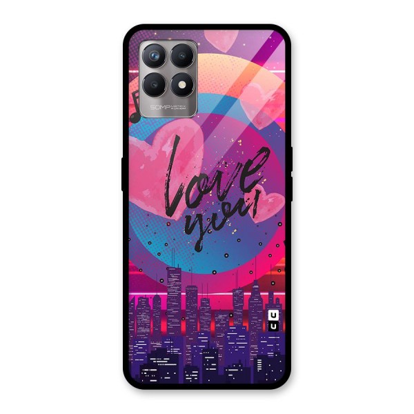 Music City Love Glass Back Case for Realme 8i