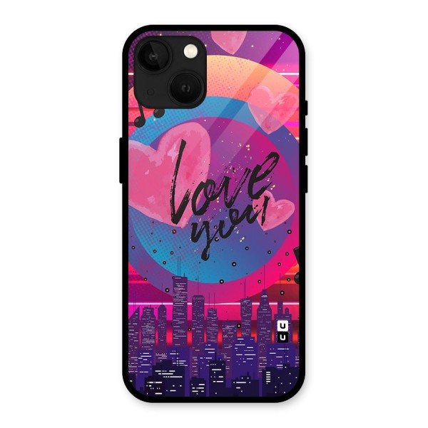 Music City Love Glass Back Case for iPhone 13