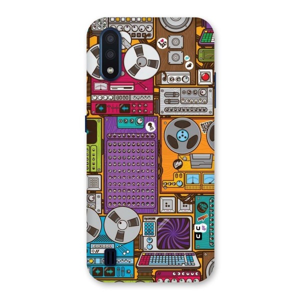 Music Decks Back Case for Galaxy M01