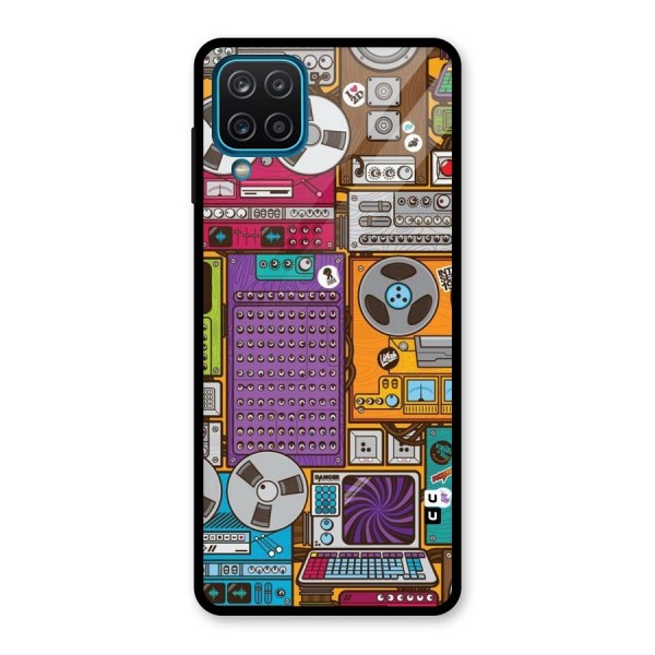 Music Decks Glass Back Case for Galaxy A12