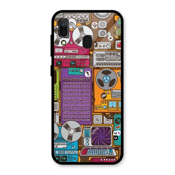 Music Decks Glass Back Case for Galaxy A30