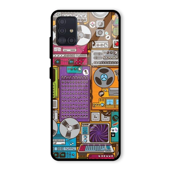 Music Decks Glass Back Case for Galaxy A51