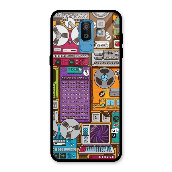 Music Decks Glass Back Case for Galaxy J8