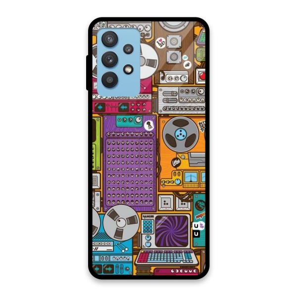 Music Decks Glass Back Case for Galaxy M32 5G