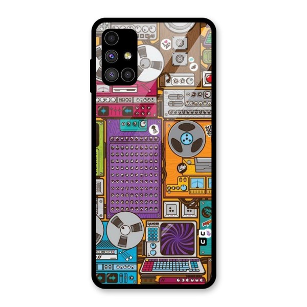 Music Decks Glass Back Case for Galaxy M51