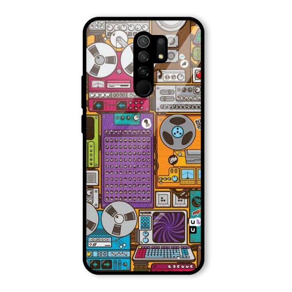 Music Decks Glass Back Case for Redmi 9 Prime