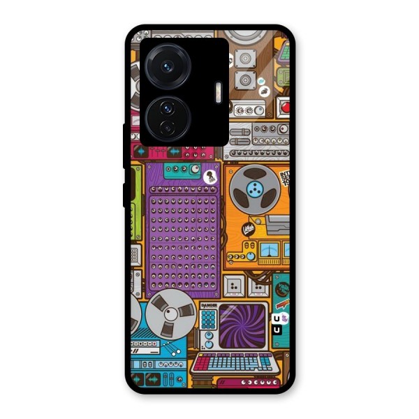 Music Decks Glass Back Case for Vivo T1 Pro