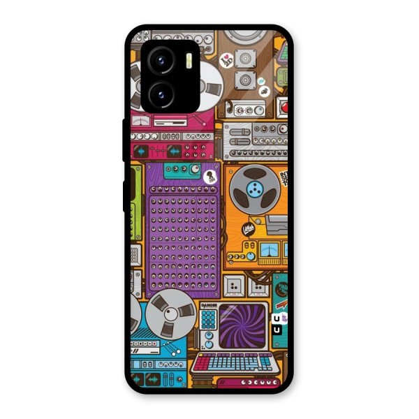 Music Decks Glass Back Case for Vivo Y15s