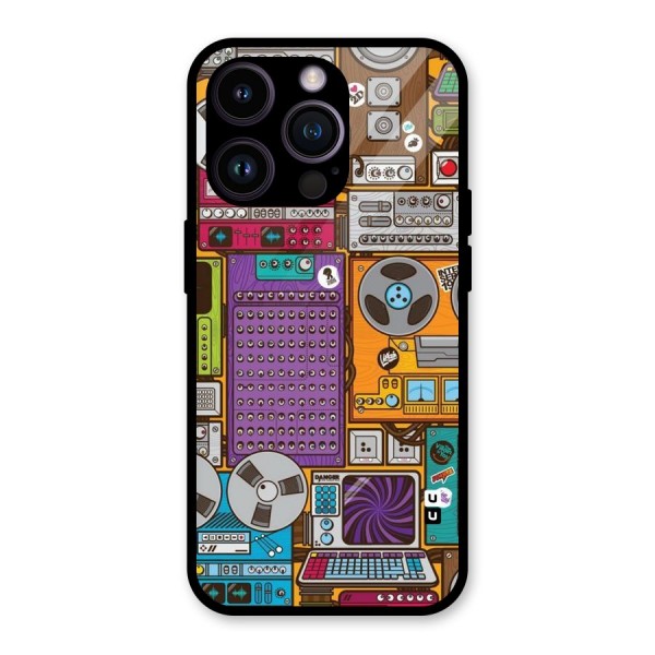 Music Decks Glass Back Case for iPhone 14 Pro