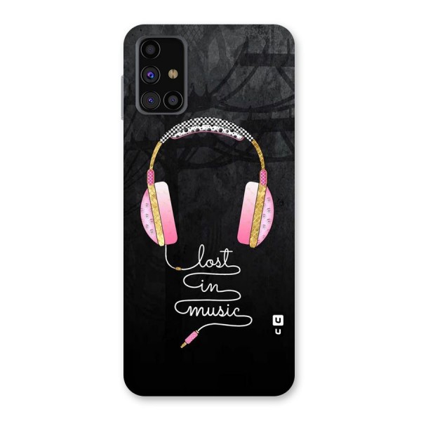 Music Lost Back Case for Galaxy M31s