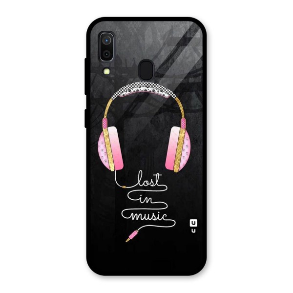 Music Lost Glass Back Case for Galaxy A30