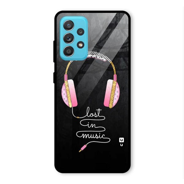 Music Lost Glass Back Case for Galaxy A52s 5G