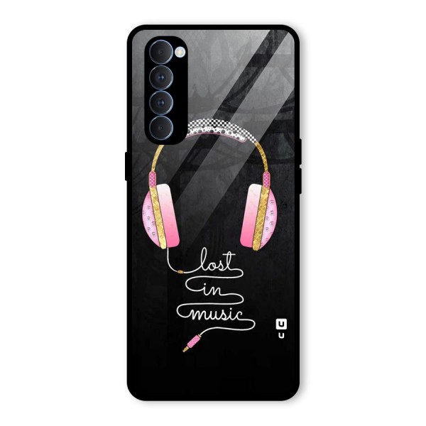 Music Lost Glass Back Case for Oppo Reno4 Pro