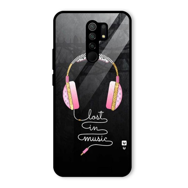 Music Lost Glass Back Case for Redmi 9 Prime