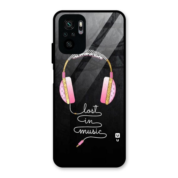 Music Lost Glass Back Case for Redmi Note 10