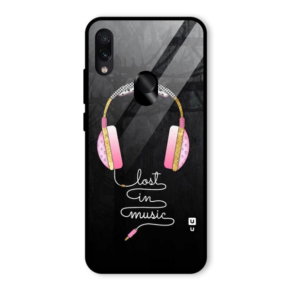 Music Lost Glass Back Case for Redmi Note 7