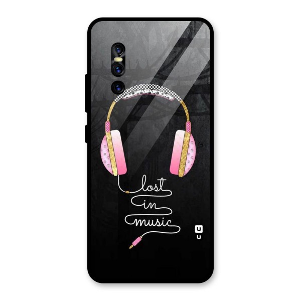 Music Lost Glass Back Case for Vivo V15 Pro