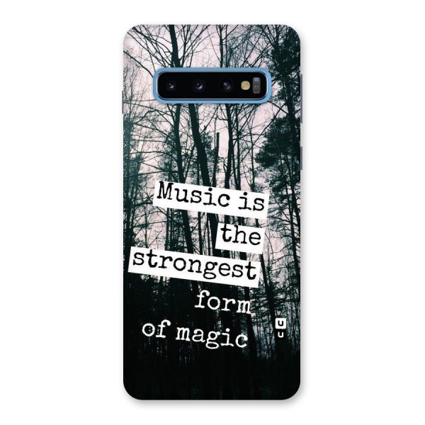 Music Magic Back Case for Galaxy S10