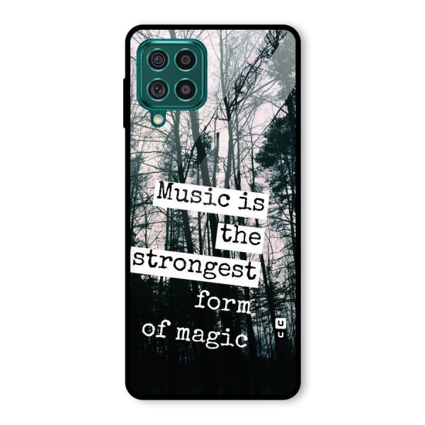 Music Magic Glass Back Case for Galaxy F62