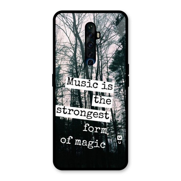 Music Magic Glass Back Case for Oppo Reno2 Z