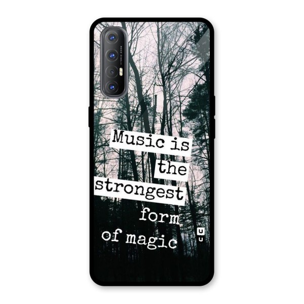 Music Magic Glass Back Case for Oppo Reno3 Pro