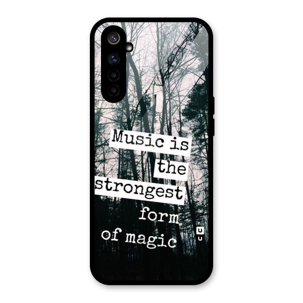 Music Magic Glass Back Case for Realme 6