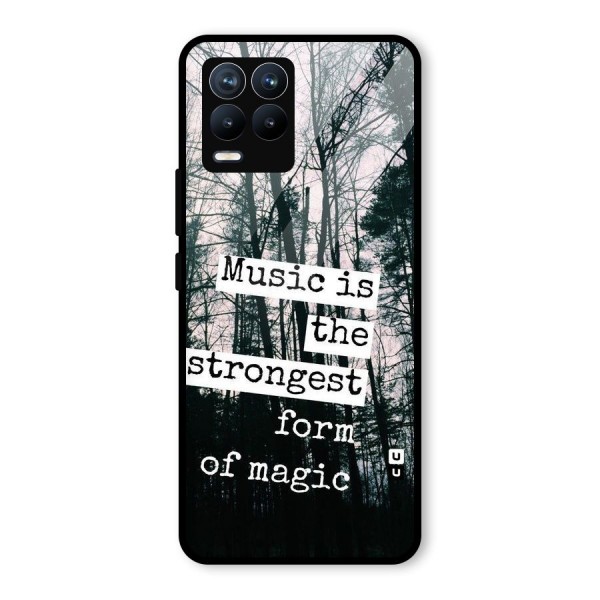 Music Magic Glass Back Case for Realme 8