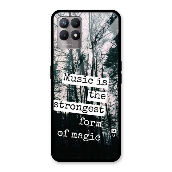 Music Magic Glass Back Case for Realme 8i