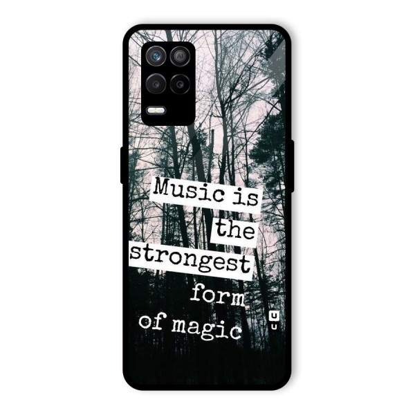 Music Magic Glass Back Case for Realme 9 5G