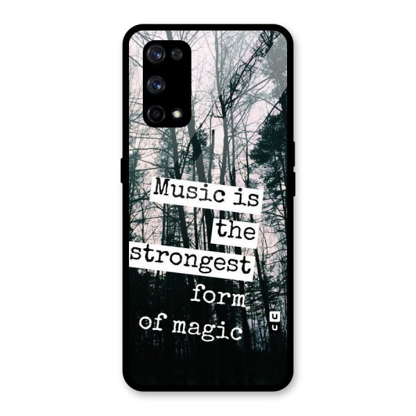 Music Magic Glass Back Case for Realme X7 Pro