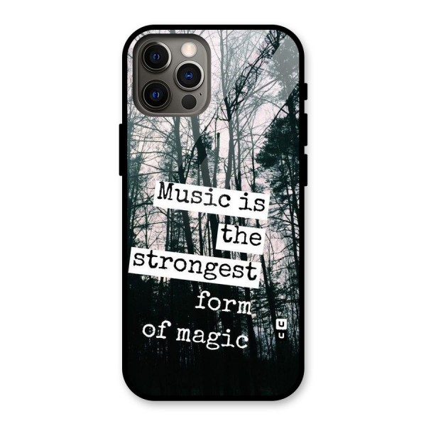 Music Magic Glass Back Case for iPhone 12 Pro