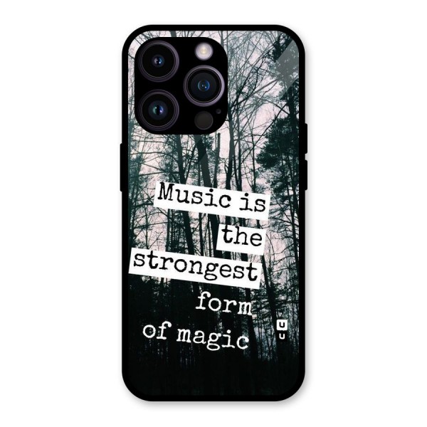 Music Magic Glass Back Case for iPhone 14 Pro
