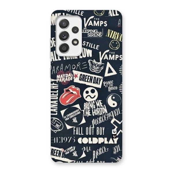 Music My Paradise Back Case for Galaxy A52