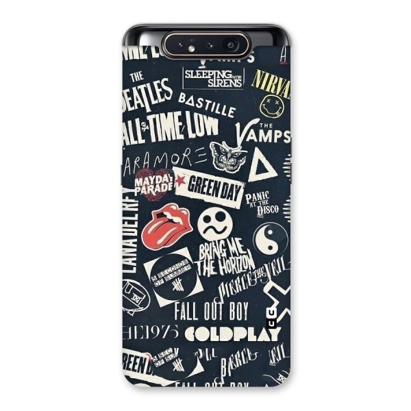 Music My Paradise Back Case for Galaxy A80