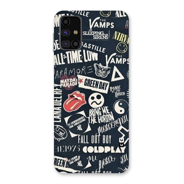 Music My Paradise Back Case for Galaxy M31s