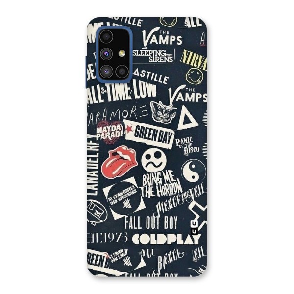 Music My Paradise Back Case for Galaxy M51