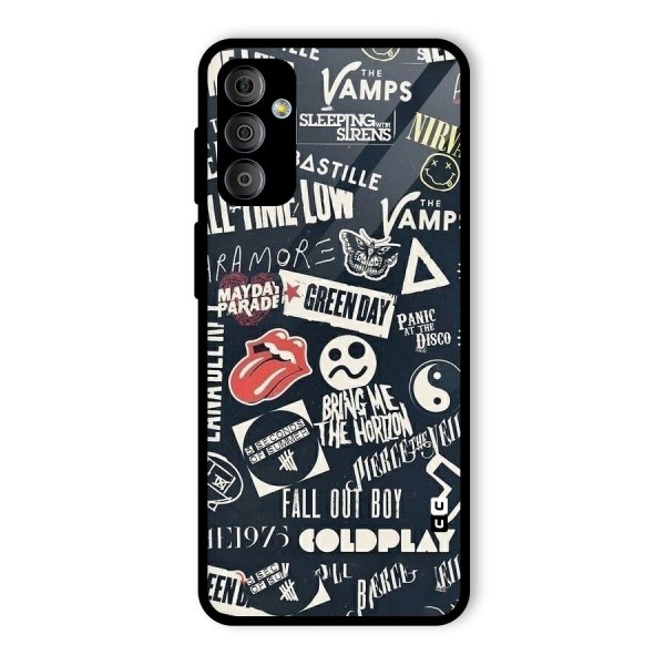 Music My Paradise Glass Back Case for Galaxy F23