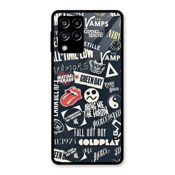 Music My Paradise Glass Back Case for Galaxy M53 5G