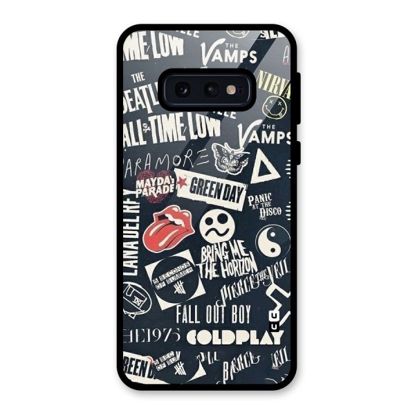 Music My Paradise Glass Back Case for Galaxy S10e