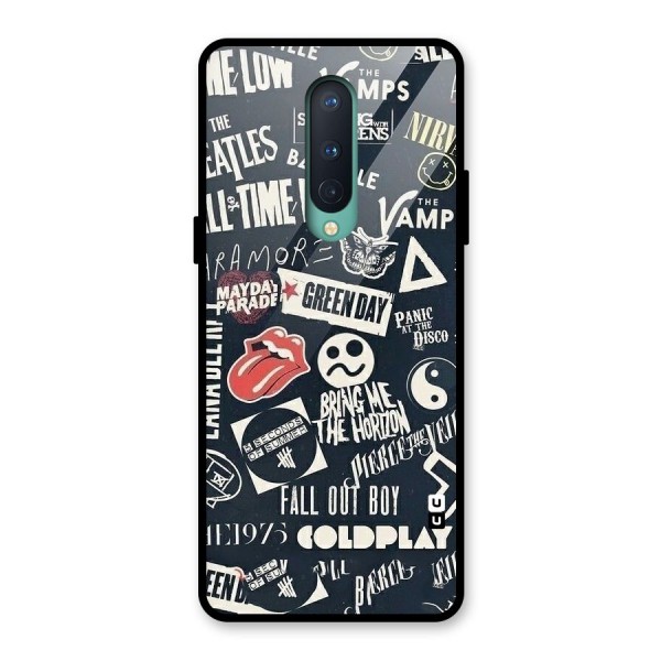 Music My Paradise Glass Back Case for OnePlus 8