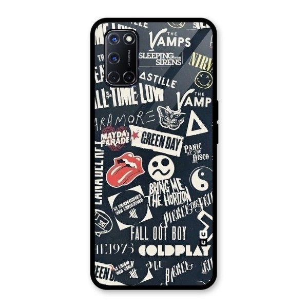 Music My Paradise Glass Back Case for Oppo A52