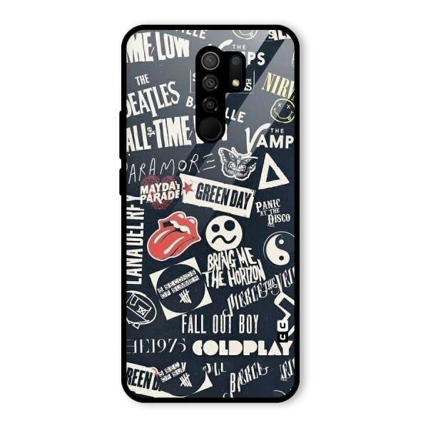 Music My Paradise Glass Back Case for Redmi 9 Prime