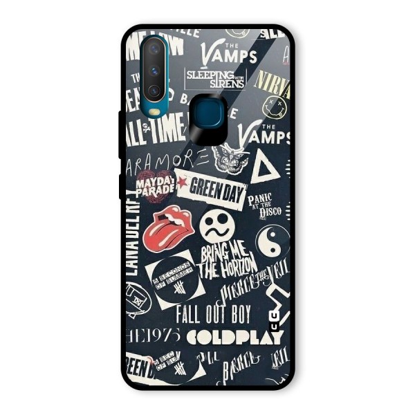 Music My Paradise Glass Back Case for Vivo Y12