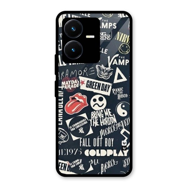 Music My Paradise Glass Back Case for Vivo Y22