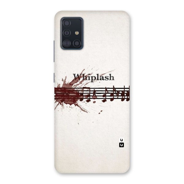 Music Notes Splash Back Case for Galaxy A51