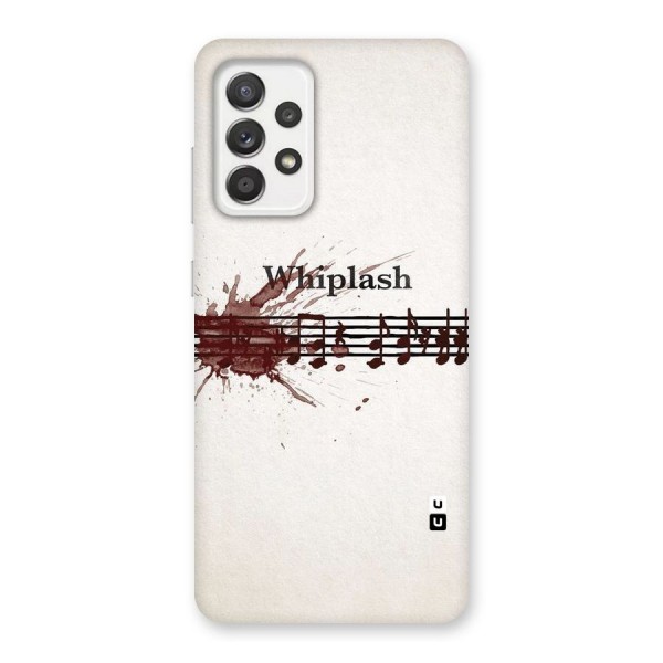 Music Notes Splash Back Case for Galaxy A52