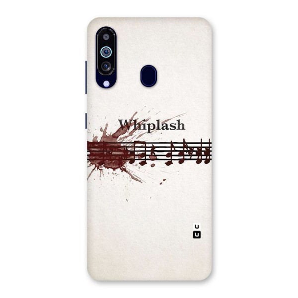 Music Notes Splash Back Case for Galaxy A60